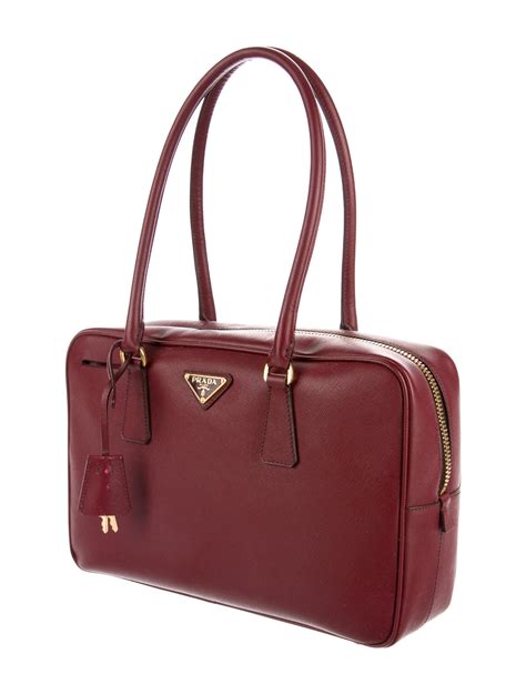 prada bauletto handbag.